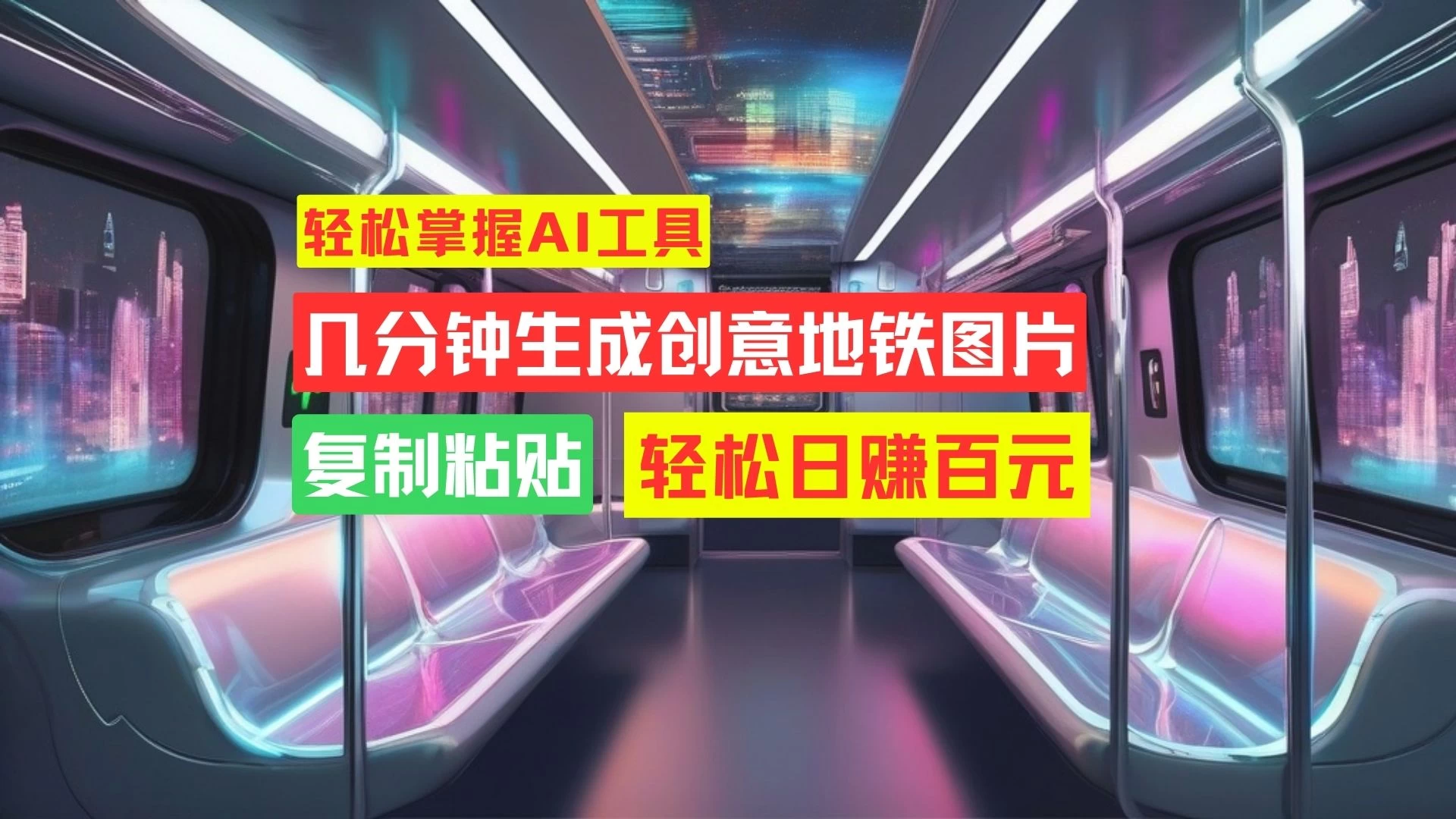 学会这招，分分钟制作爆火地铁图片，日赚百元不是梦！ 第1张